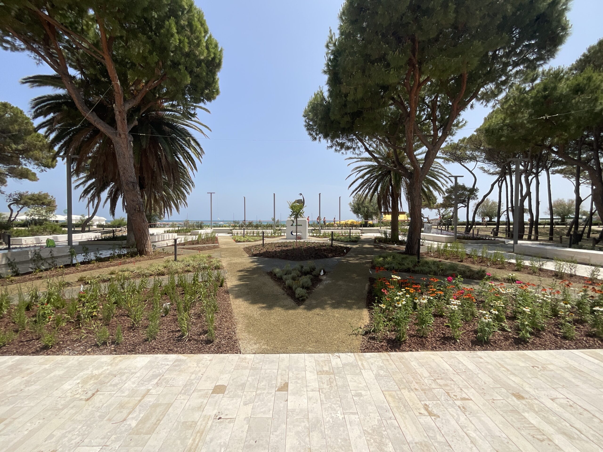 Lungomare Marconi renovation works in Alba Adriatica