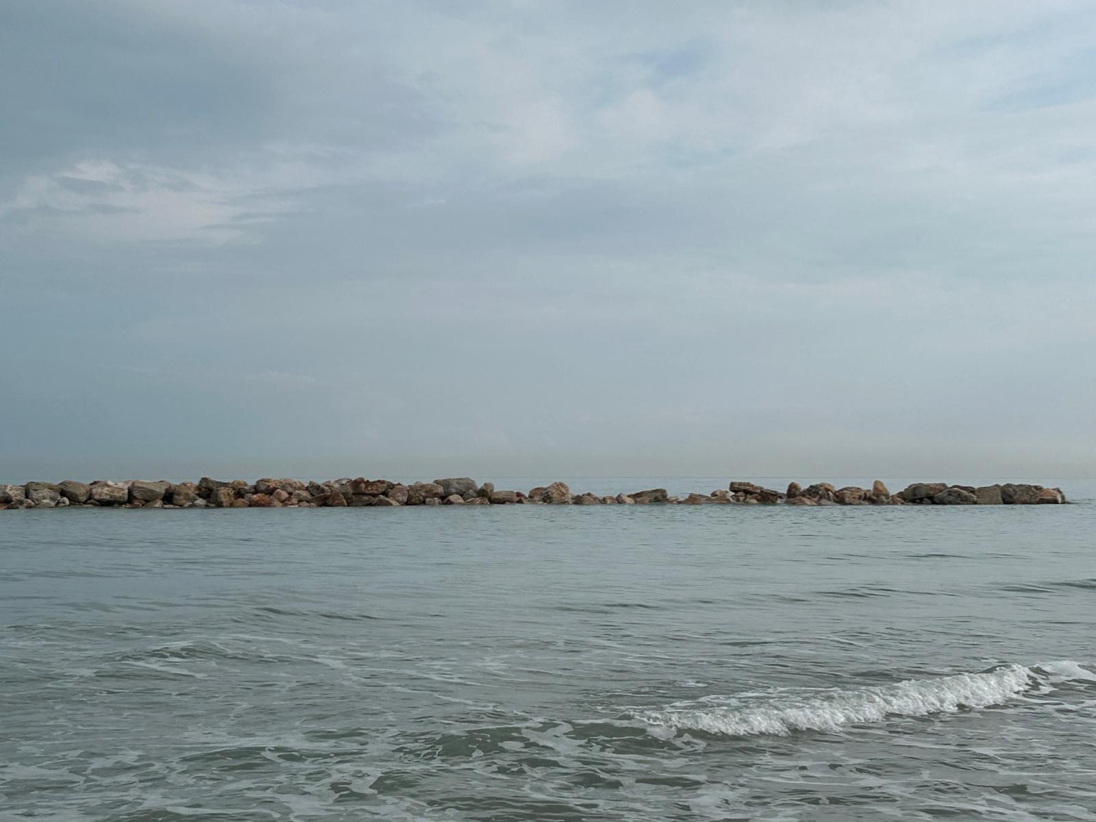 Le scogliere di protezione costiera nella zona nord di Alba Adriatica